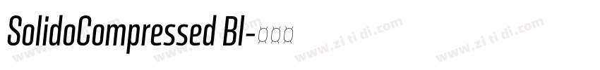 SolidoCompressed Bl字体转换 SolidoCompressed Bl字体转换